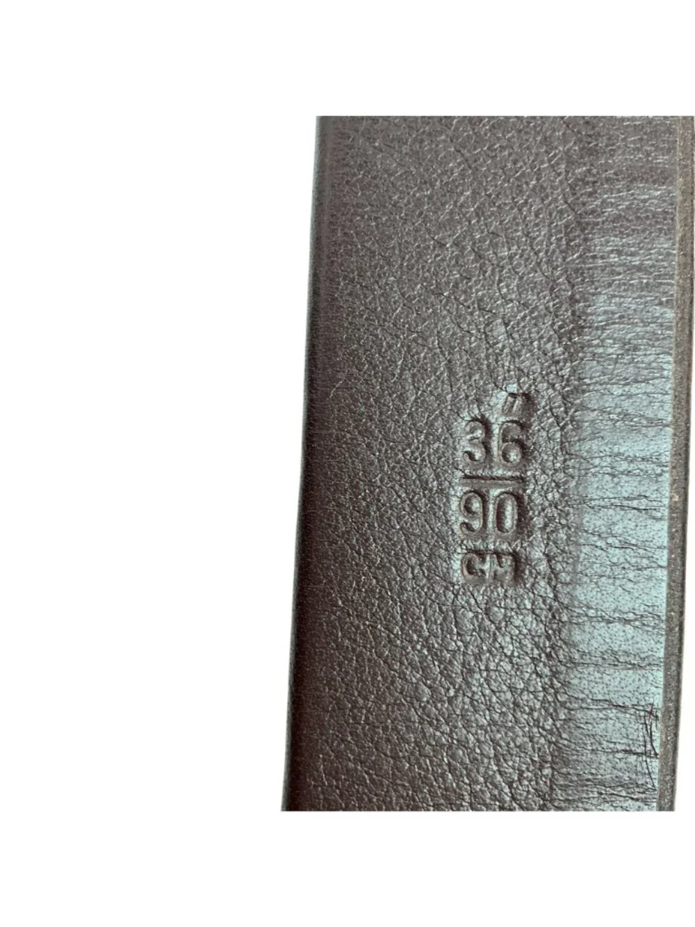 Woodward Genuine Leather Belt Mens 36 Dark Brown Silver Buckle Classic Style